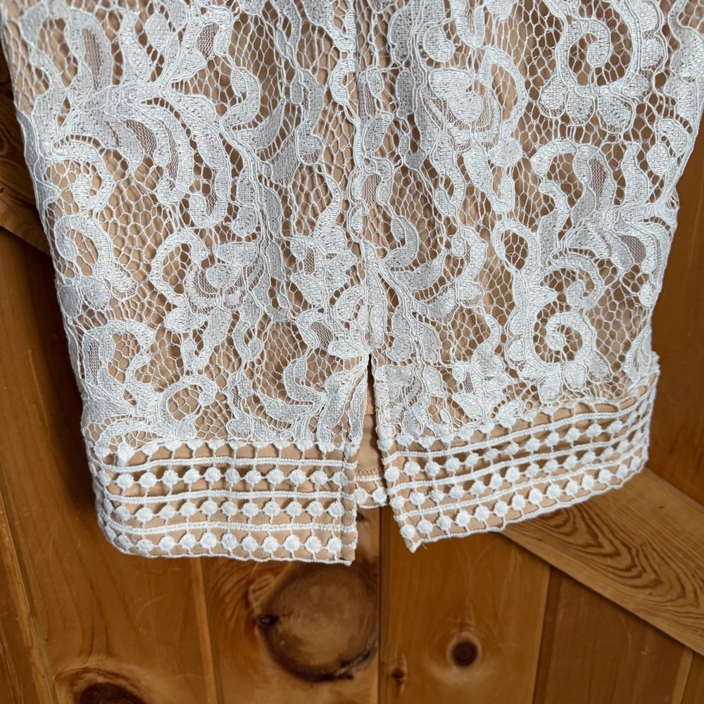 PrettyLittleThing White Crochet Lace Midi Dress - Picture 6 of 13